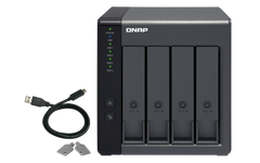 (NEW VENDOR) QNAP TR-004 4-Bay Direct Attached Storage with Hardware RAID | 4 x 3.5" / 2.5" SATA 3G