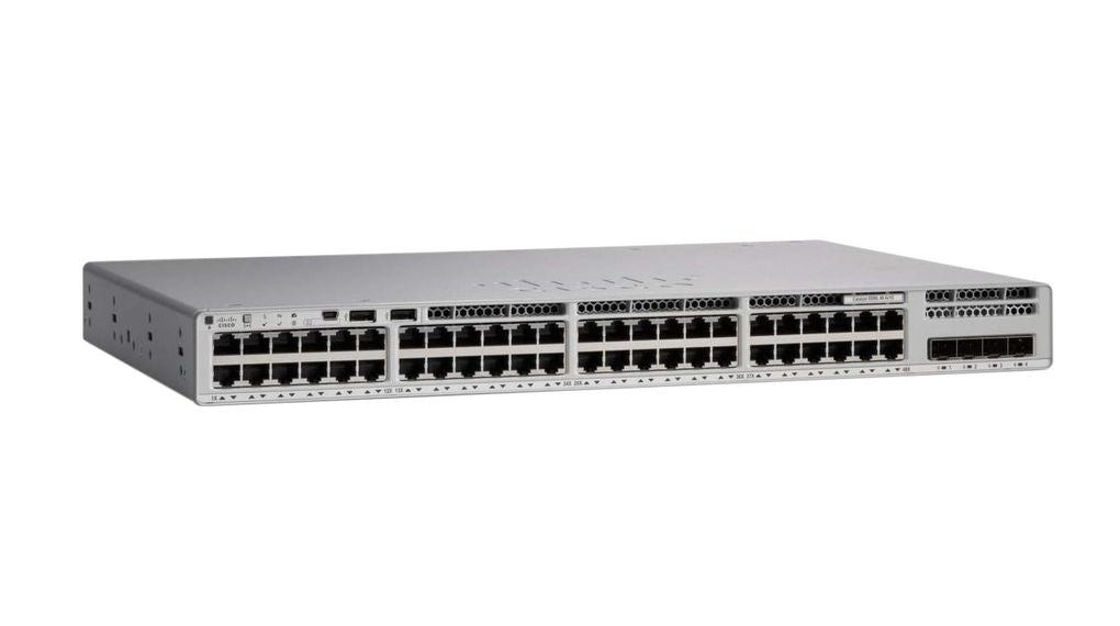 (NEW VENDOR) CISCO C9300L-48P-4X-A 48x 1GB PoE+ RJ-45 4x 10GB SFP+ Switch