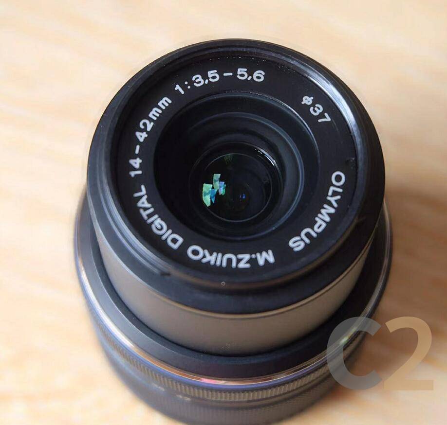 (二手)奧林巴斯/OLYMPUS E-PM1 連 （14-42mm） 無反相機 可換鏡頭 旅行 Camera 95% NEW（黑/白） - C2 Computer