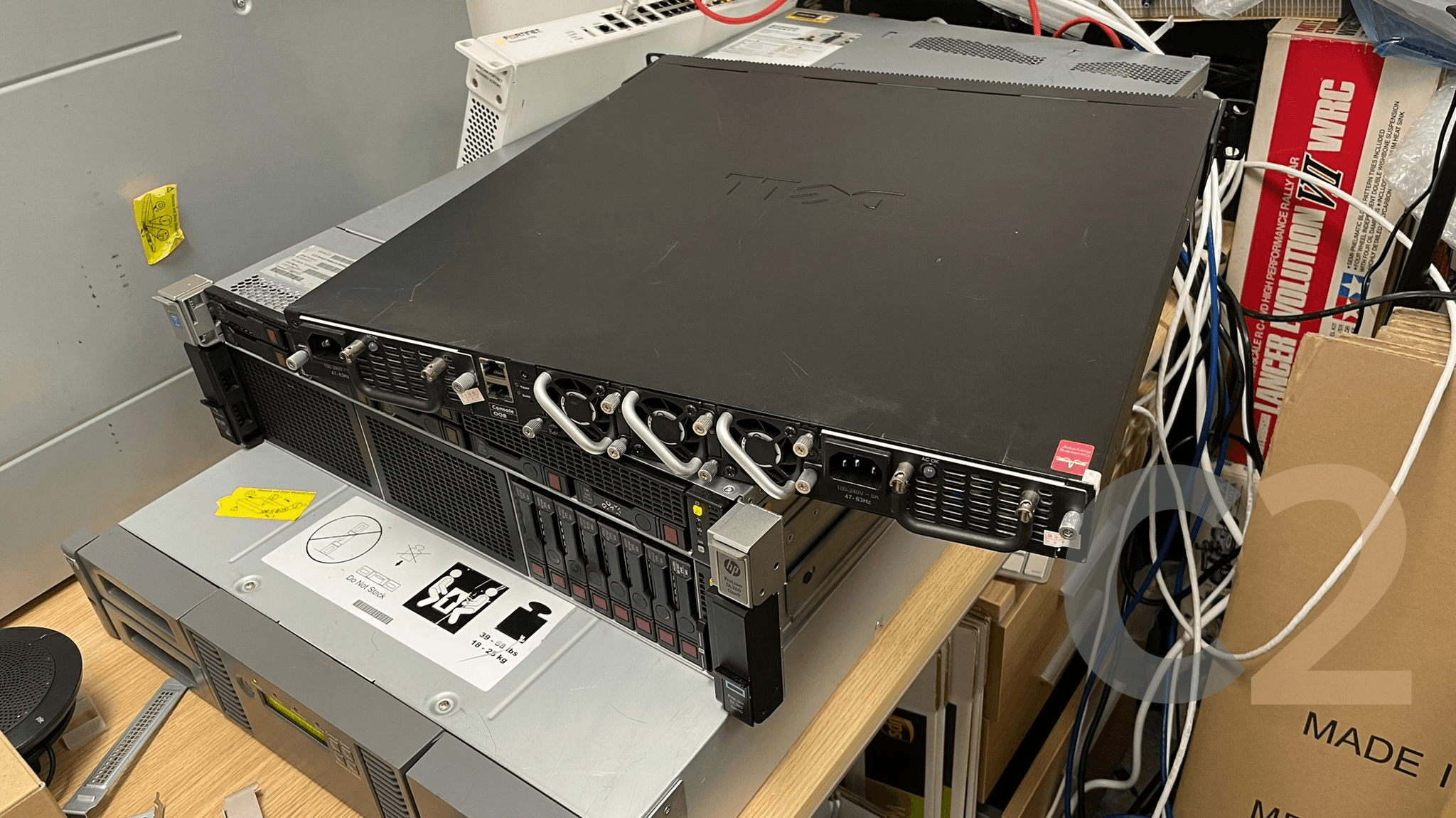 (特價1台)(二手) Dell PowerConnect 8024F 24 Port 10GB SFP Network Switch - C2 Computer