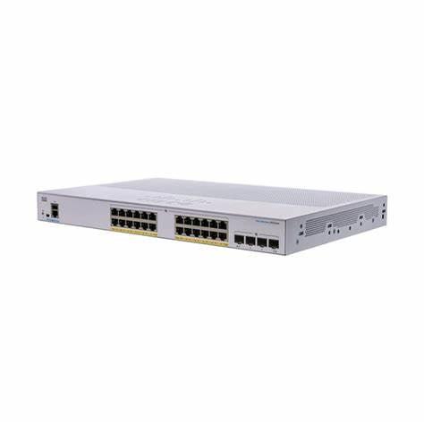 (NEW VENDOR) CISCO CBS250-24P-4G-UK CBS250 Smart 24-port GE, PoE, 4x1G SFP - C2 Computer