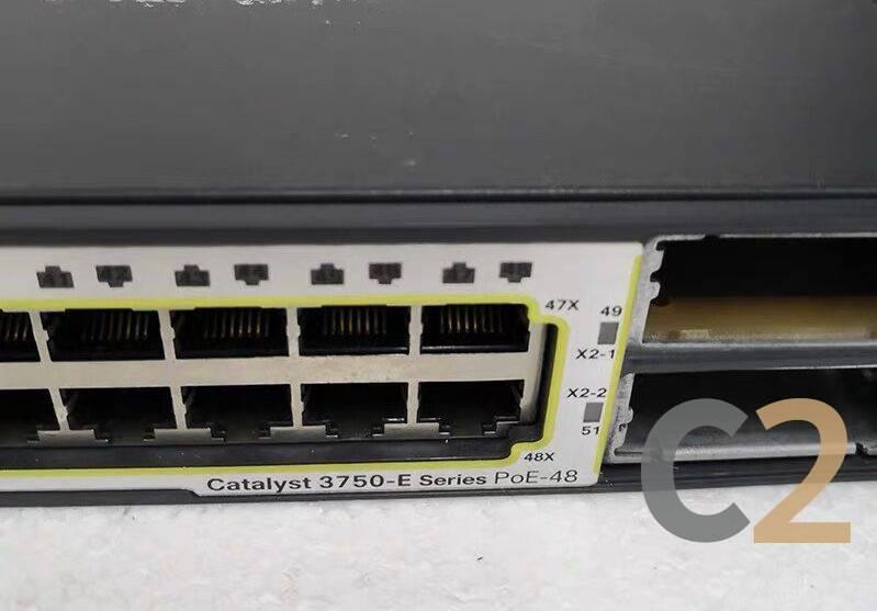 (特價) (USED) CISCO WS-C3750E-48PD-SF POE SWITCH 交換機 48 Ports 90% NEW - C2 Computer