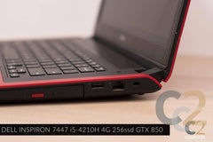 (特價一台)(USED) DELL Inspiron 14 7000 (7447) 14inch i5 -4210H 4G 256G GTX 850 4G,Entry Gaming Laptop 入門遊戲本 90%NEW - C2 Computer